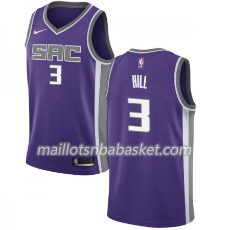Maillot Homme Sacramento Kings George Hill 3 Nike 2017-18 Pourpre Swingman